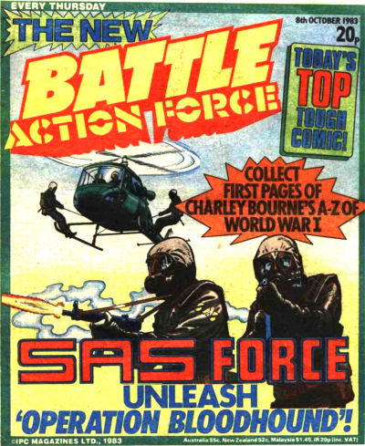 Cover for Battle Action Force (IPC, 1983 series) #8 October 1983 [440]