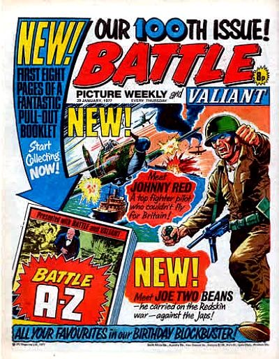 Cover for Battle Picture Weekly and Valiant (IPC, 1976 series) #29 January 1977 [100]