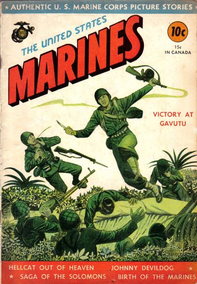 Cover for The United States Marines (Magazine Enterprises, 1943 series) #[1]