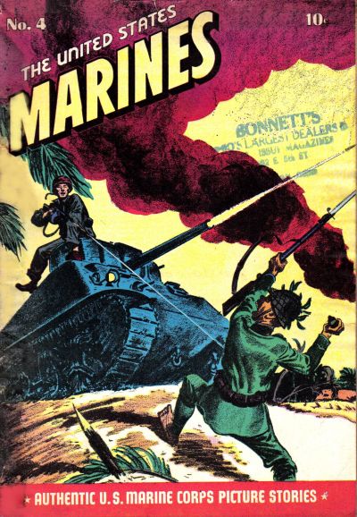 Cover for The United States Marines (Magazine Enterprises, 1943 series) #4