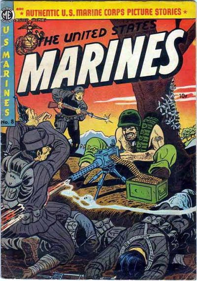 Cover for The United States Marines (Magazine Enterprises, 1952 series) #8 [A-1 #72]