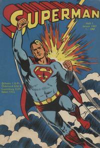 Cover Thumbnail for Superman (Egmont Ehapa, 1966 series) #1/1967