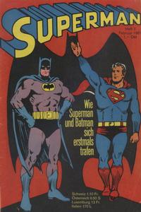 Cover Thumbnail for Superman (Egmont Ehapa, 1966 series) #2/1967