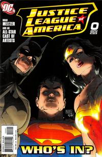 Cover for Justice League of America (DC, 2006 series) #0 [Michael Turner Cover]