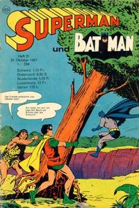 Cover Thumbnail for Superman (Egmont Ehapa, 1966 series) #21/1967