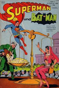 Cover Thumbnail for Superman (Egmont Ehapa, 1966 series) #3/1968