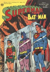 Cover Thumbnail for Superman (Egmont Ehapa, 1966 series) #4/1968