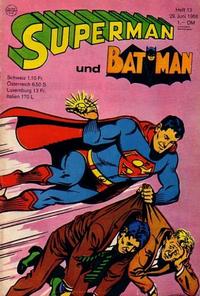 Cover Thumbnail for Superman (Egmont Ehapa, 1966 series) #13/1968