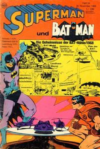Cover for Superman (Egmont Ehapa, 1966 series) #24/1968