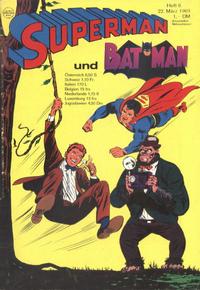 Cover Thumbnail for Superman (Egmont Ehapa, 1966 series) #6/1969