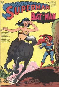 Cover Thumbnail for Superman (Egmont Ehapa, 1966 series) #17/1969