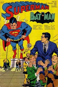 Cover Thumbnail for Superman (Egmont Ehapa, 1966 series) #22/1969