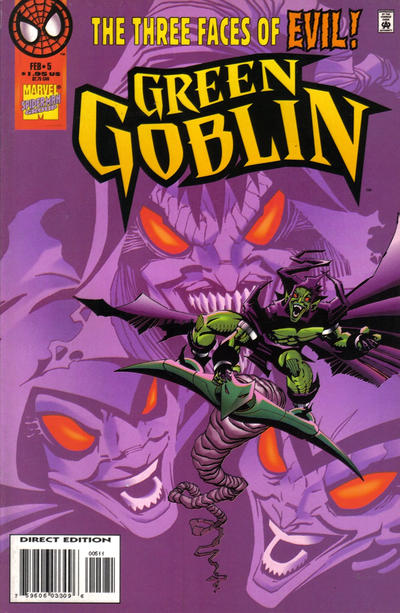 Cover for Green Goblin (Marvel, 1995 series) #5 [Direct Edition]