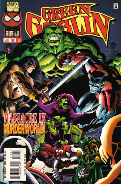 Cover for Green Goblin (Marvel, 1995 series) #10