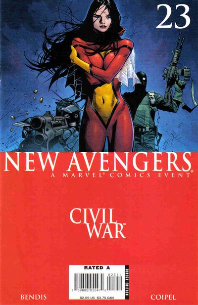 Cover for New Avengers (Marvel, 2005 series) #23 [Direct Edition]