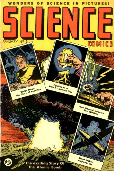 Cover for Science Comics (Ace Magazines, 1946 series) #1