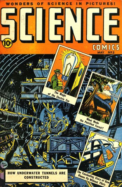 Cover for Science Comics (Ace Magazines, 1946 series) #3