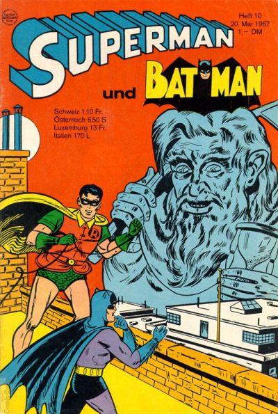 Cover for Superman (Egmont Ehapa, 1966 series) #10/1967