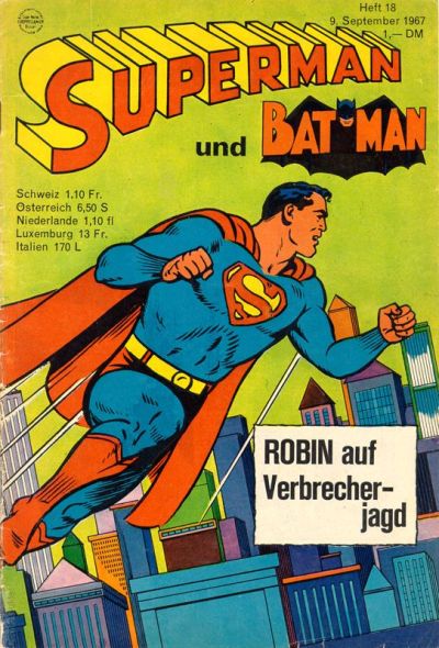 Cover for Superman (Egmont Ehapa, 1966 series) #18/1967