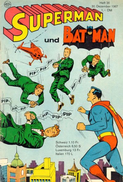 Cover for Superman (Egmont Ehapa, 1966 series) #26/1967