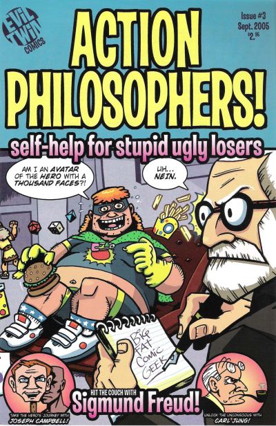 Cover for Action Philosophers (Evil Twin Comics, 2005 series) #1 (3) - Self-Help for Stupid, Ugly Losers