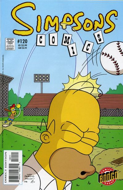 Cover for Simpsons Comics (Bongo, 1993 series) #120