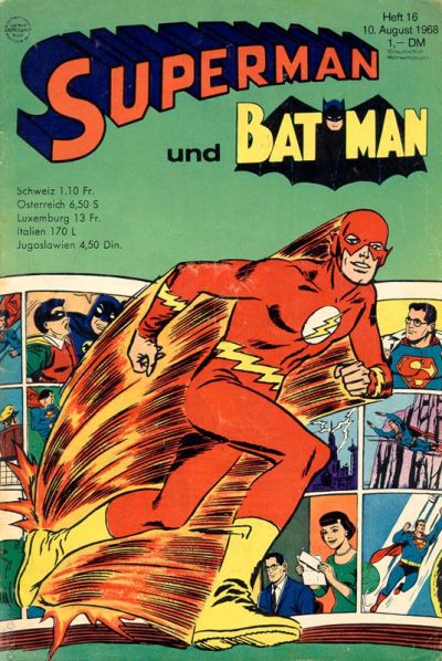 Cover for Superman (Egmont Ehapa, 1966 series) #16/1968