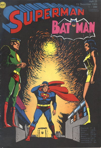 Cover for Superman (Egmont Ehapa, 1966 series) #25/1969