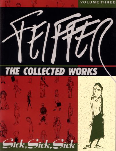 Cover for Feiffer The Collected Works (Fantagraphics, 1988 series) #3 - Sick Sick Sick