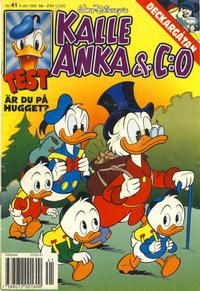 Cover Thumbnail for Kalle Anka & C:o (Serieförlaget [1980-talet], 1992 series) #41/1995