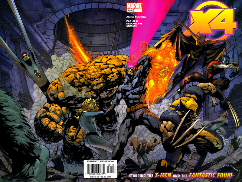 Cover for X-Men / Fantastic Four (Marvel, 2005 series) #1