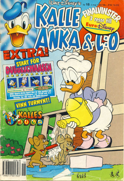 Cover for Kalle Anka & C:o (Serieförlaget [1980-talet], 1992 series) #18/1993