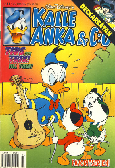 Cover for Kalle Anka & C:o (Serieförlaget [1980-talet], 1992 series) #14/1995
