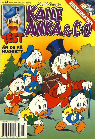 Cover for Kalle Anka & C:o (Serieförlaget [1980-talet], 1992 series) #41/1995