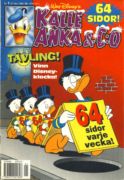 Cover for Kalle Anka & C:o (Serieförlaget [1980-talet], 1992 series) #1/1997