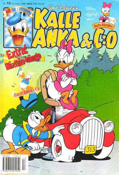 Cover for Kalle Anka & C:o (Egmont, 1997 series) #13/1998