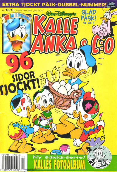 Cover for Kalle Anka & C:o (Egmont, 1997 series) #15-16/1998
