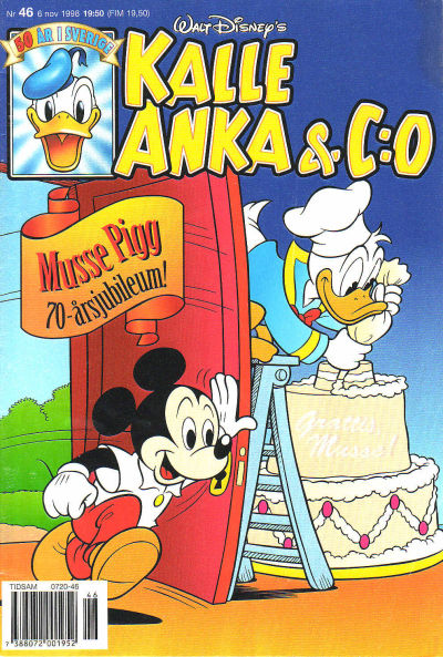 Cover for Kalle Anka & C:o (Egmont, 1997 series) #46/1998