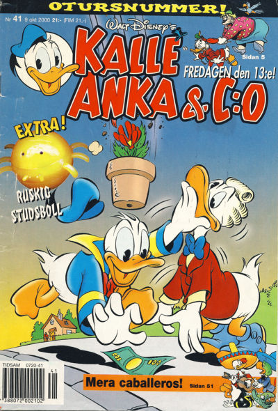 Cover for Kalle Anka & C:o (Egmont, 1997 series) #41/2000