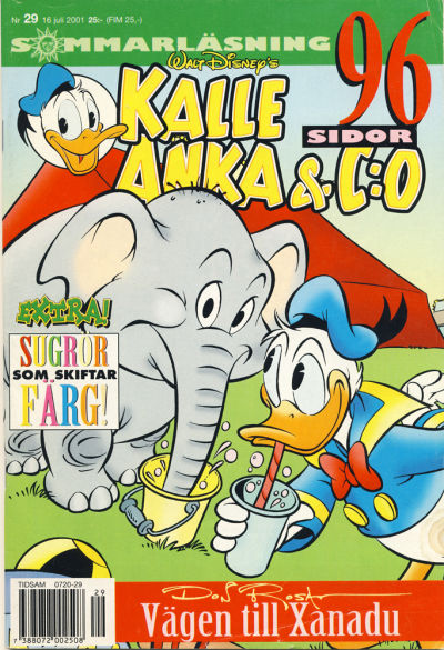 Cover for Kalle Anka & C:o (Egmont, 1997 series) #29/2001
