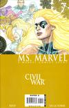 Cover for Ms. Marvel (Marvel, 2006 series) #7 [Direct Edition]
