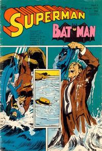 Cover Thumbnail for Superman (Egmont Ehapa, 1966 series) #1/1970