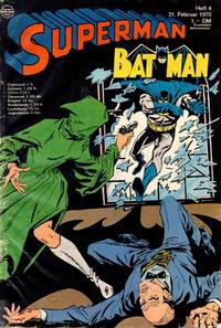 Cover Thumbnail for Superman (Egmont Ehapa, 1966 series) #4/1970