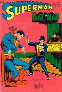 Cover Thumbnail for Superman (Egmont Ehapa, 1966 series) #5/1970