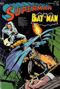 Cover Thumbnail for Superman (Egmont Ehapa, 1966 series) #18/1970