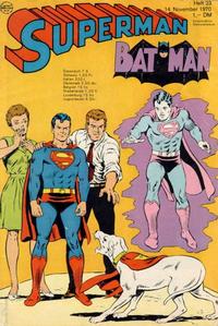 Cover Thumbnail for Superman (Egmont Ehapa, 1966 series) #23/1970