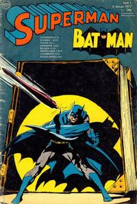 Cover Thumbnail for Superman (Egmont Ehapa, 1966 series) #1/1971