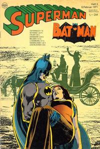 Cover Thumbnail for Superman (Egmont Ehapa, 1966 series) #3/1971