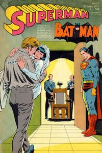 Cover Thumbnail for Superman (Egmont Ehapa, 1966 series) #6/1971