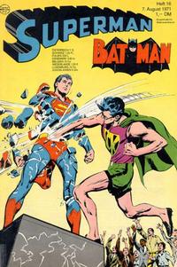 Cover for Superman (Egmont Ehapa, 1966 series) #16/1971